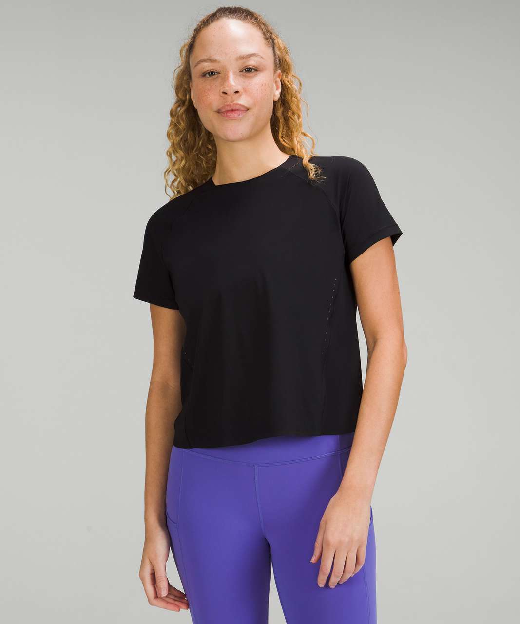 Lululemon UV Protection Running Short Sleeve Shirt - Black