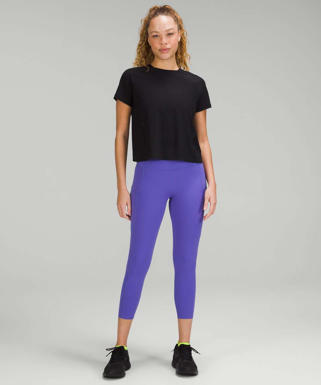 Lululemon UV Protection Running Short Sleeve Shirt - Black