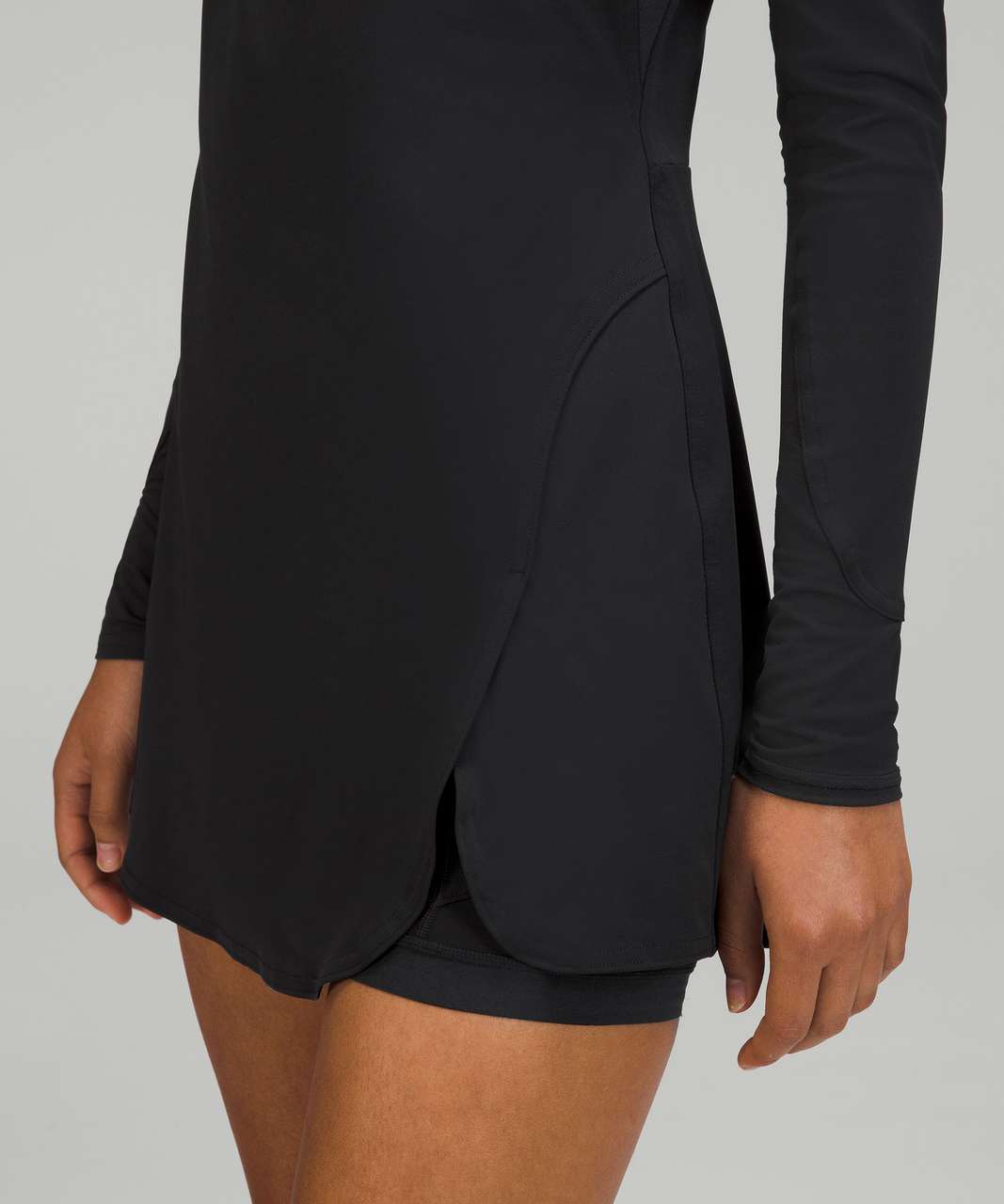 Lululemon Nulux Long-Sleeve Tennis Dress - Black