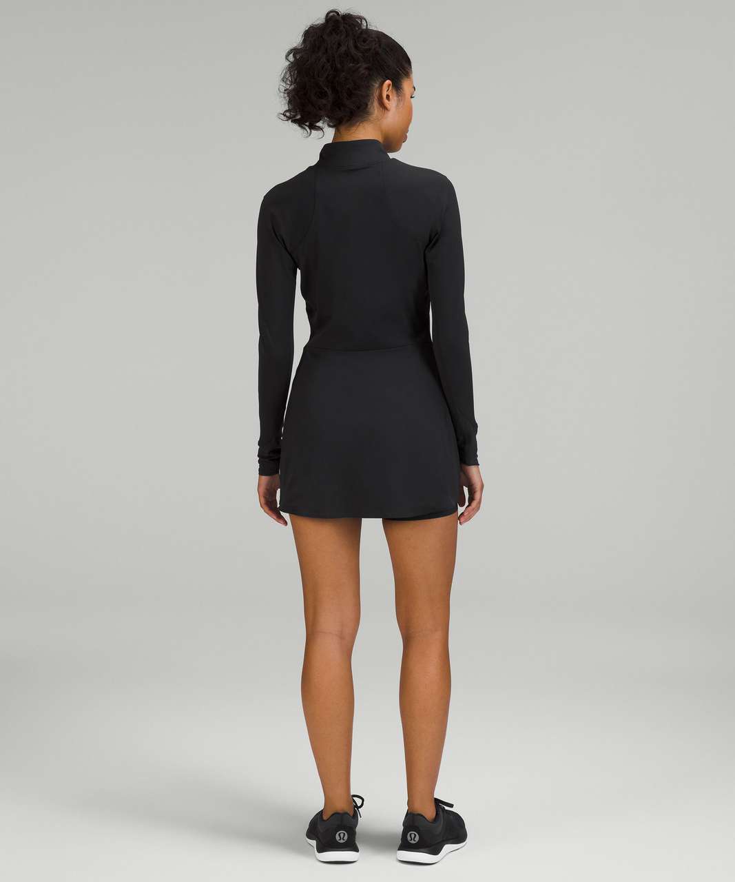 Lululemon Nulux Long-Sleeve Tennis Dress - Black