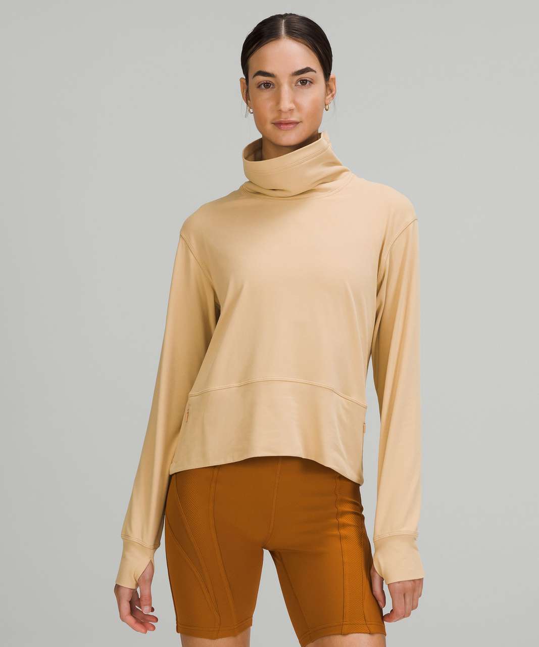 Lululemon Ready to Rulu Pullover - Pecan Tan