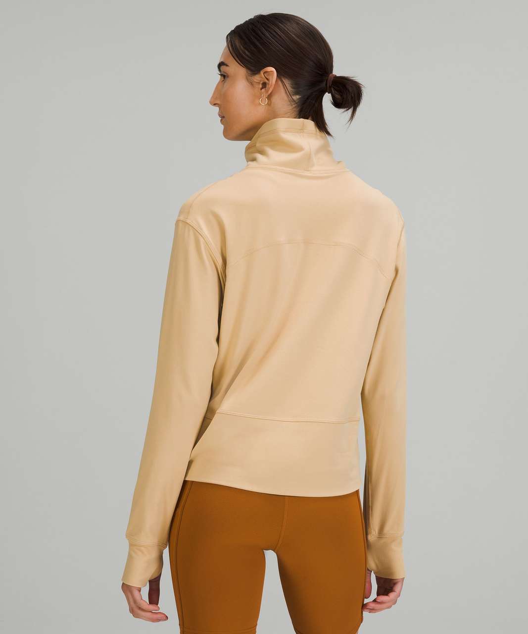 Lululemon Ready to Rulu Pullover - Pecan Tan