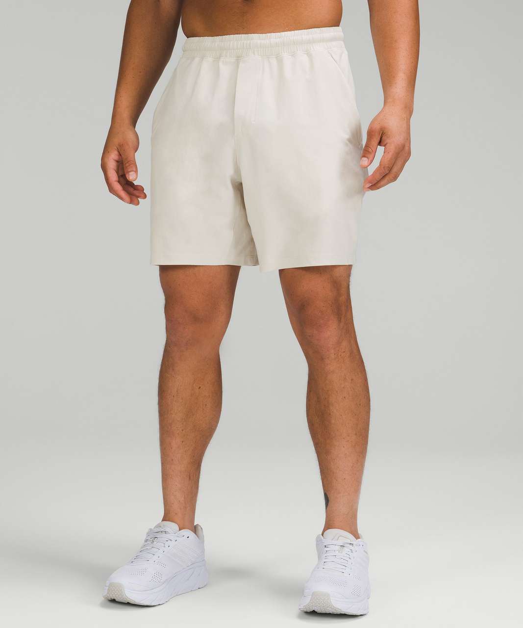 Lululemon Pace Breaker Linerless Short 7" - Natural Ivory