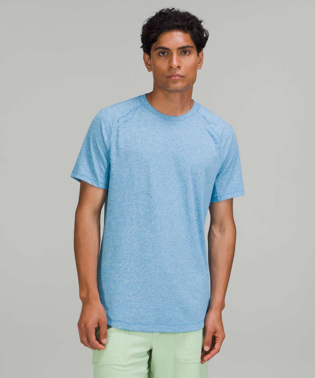 lululemon Drysense Athletic Tee - Heathered Chambray, T-Shirts