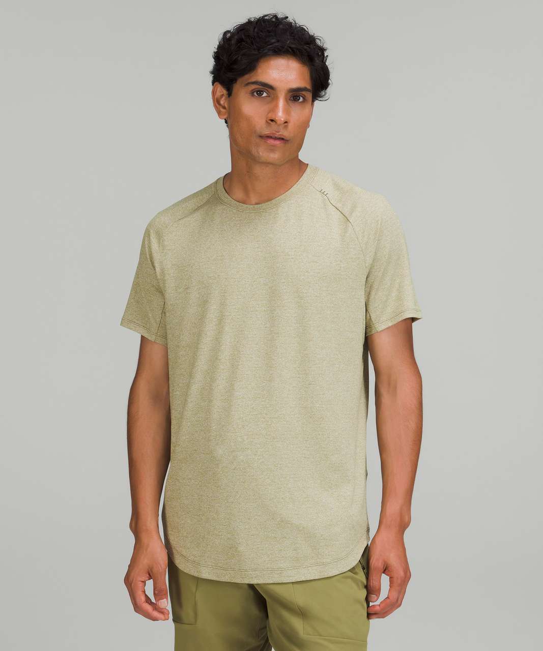 Lululemon Drysense Training Short Sleeve Shirt - Heathered Bronze Green