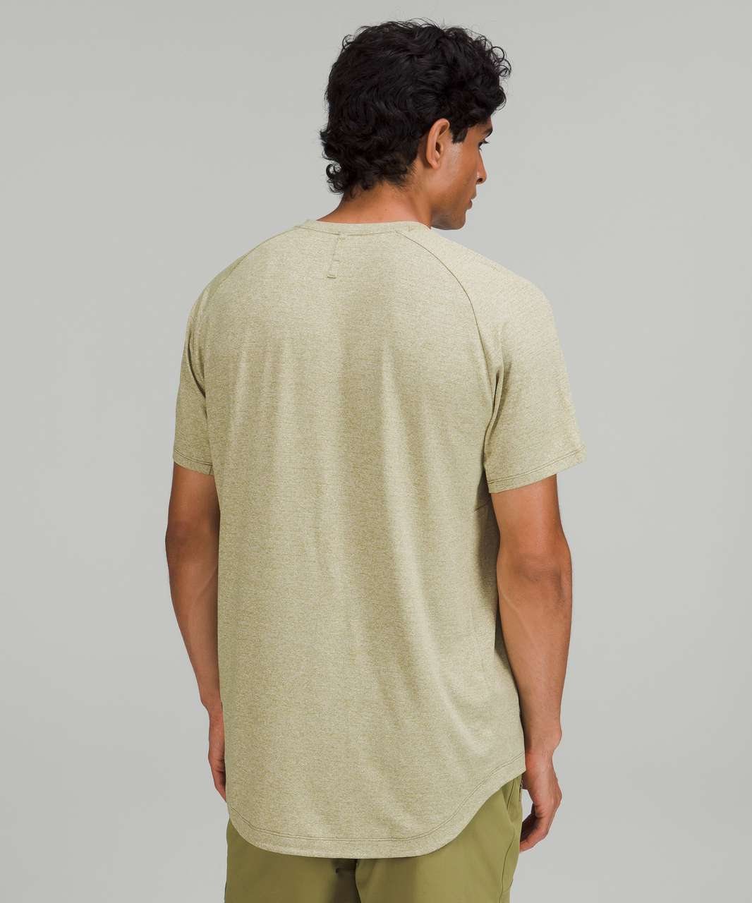 Lululemon Drysense Training Short Sleeve Shirt - Heathered Bronze Green