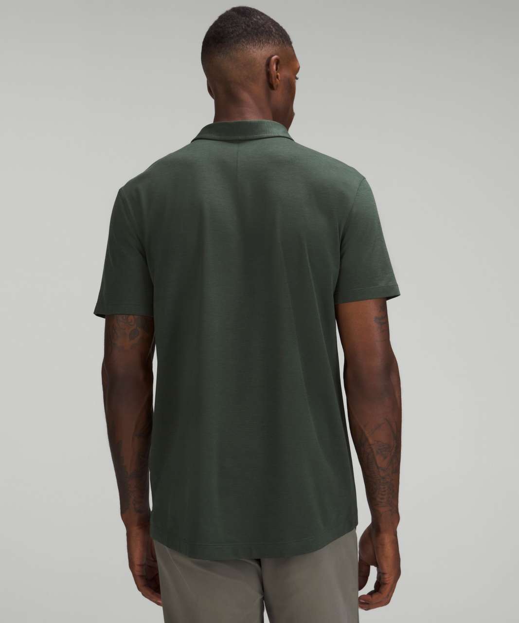 Lululemon Evolution Short Sleeve Polo Shirt - Smoked Spruce