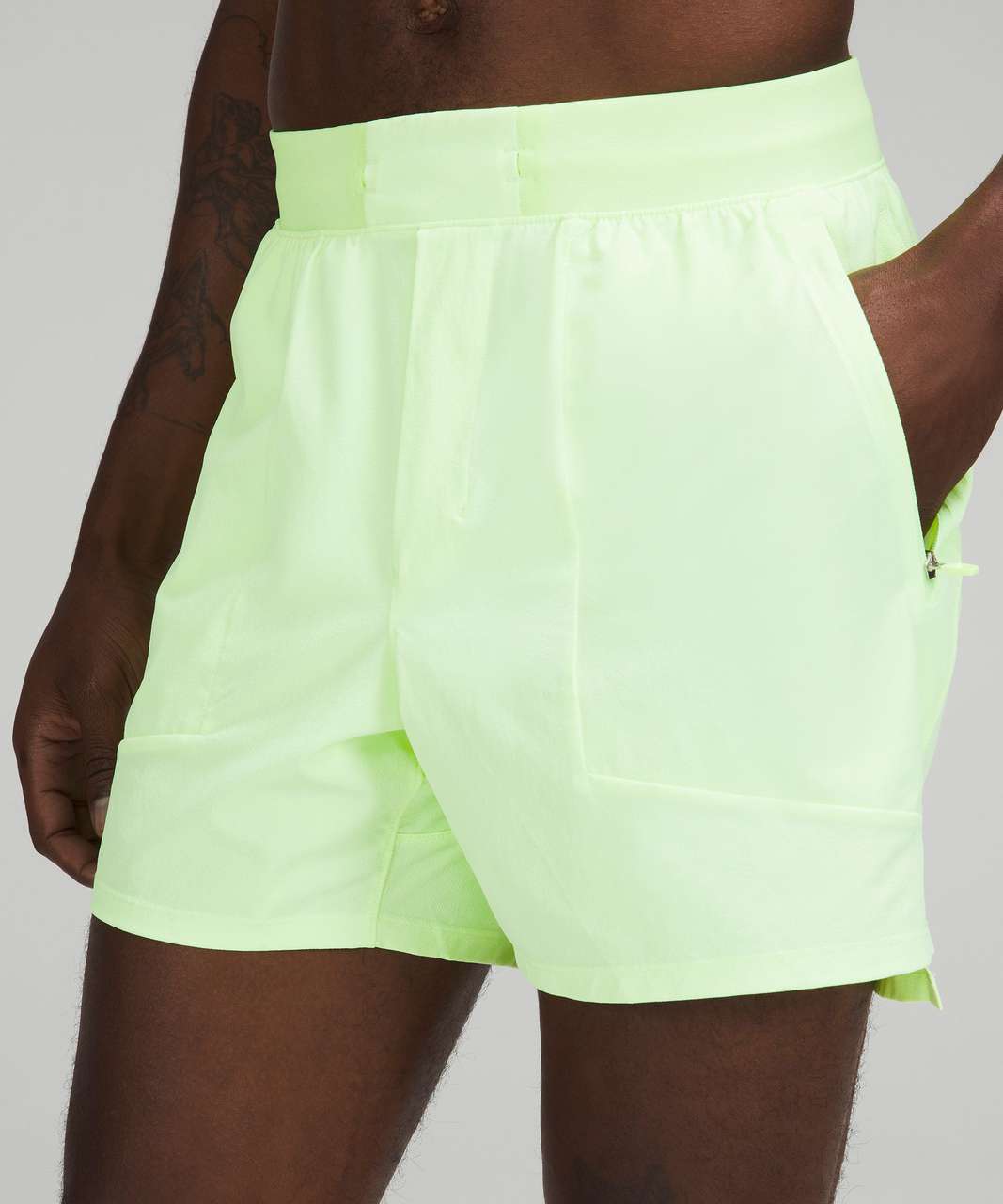 Lululemon License to Train Linerless Short 5" - Faded Zap