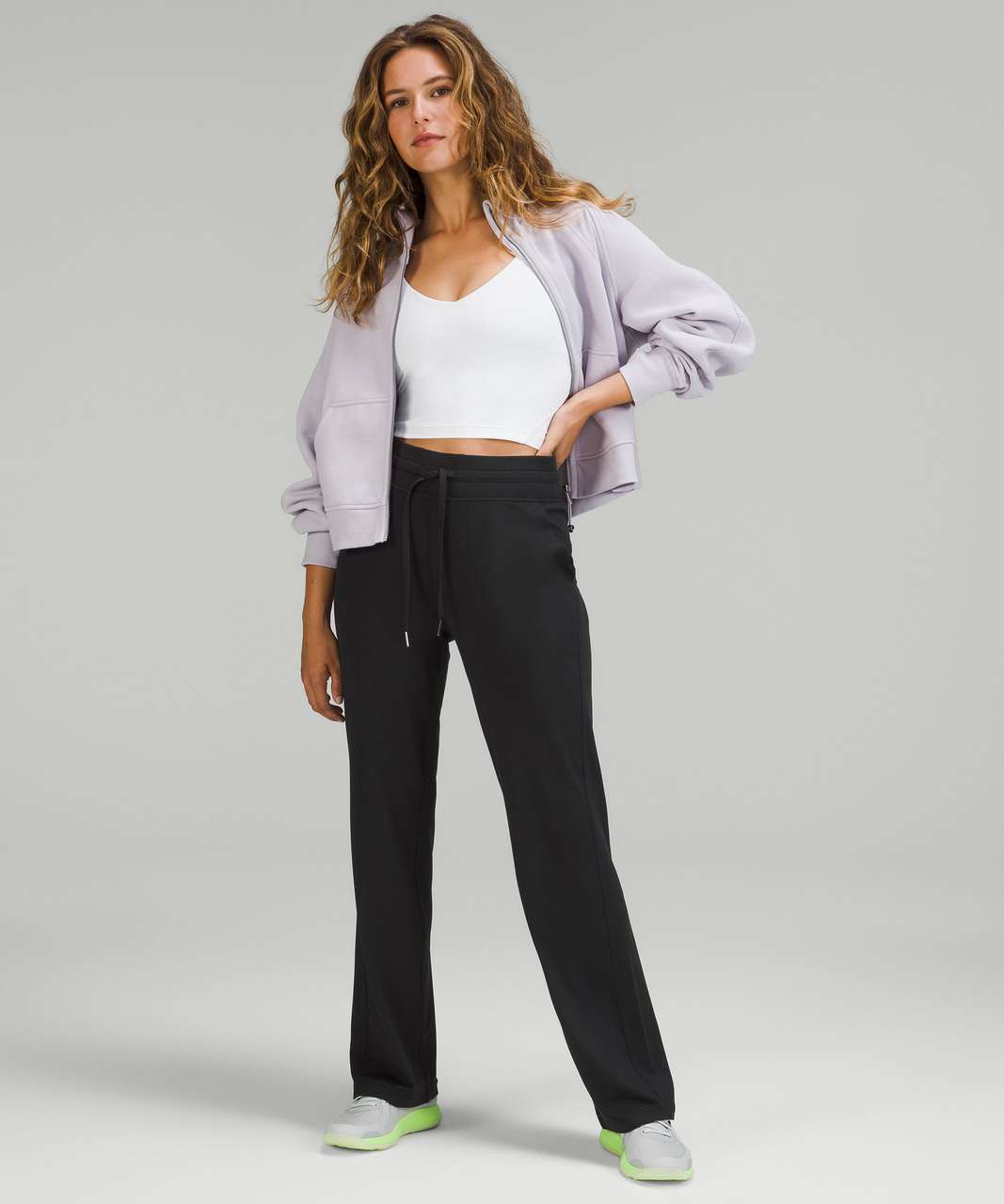 Lululemon Ready to Rulu Straight-Leg High-Rise Pant - Black - lulu fanatics