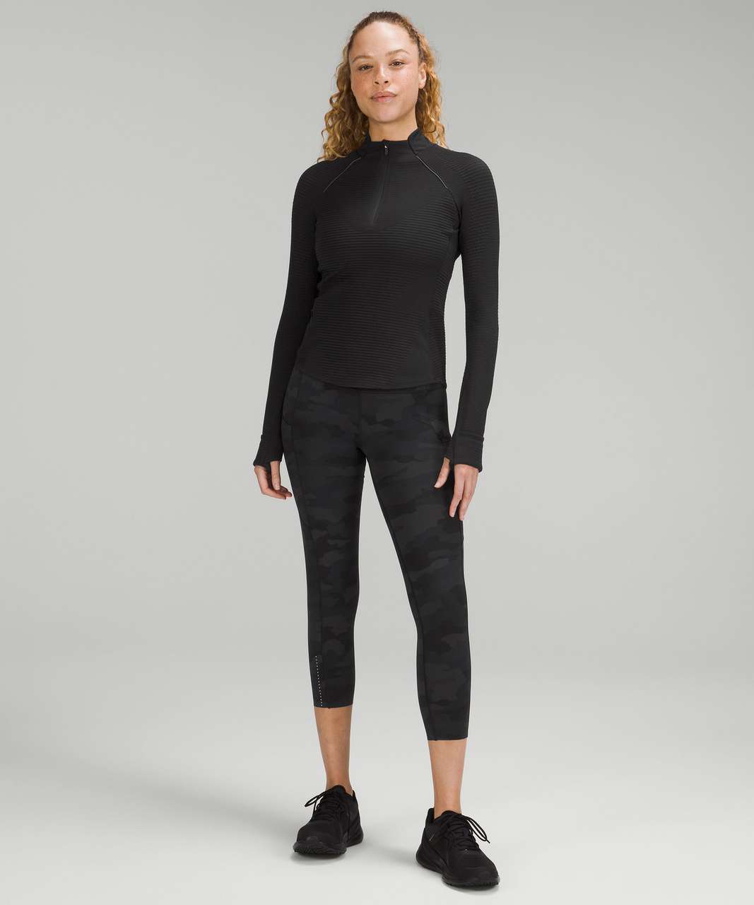 Lululemon Ventscape Half-zip Long Sleeve - Smoked Spruce