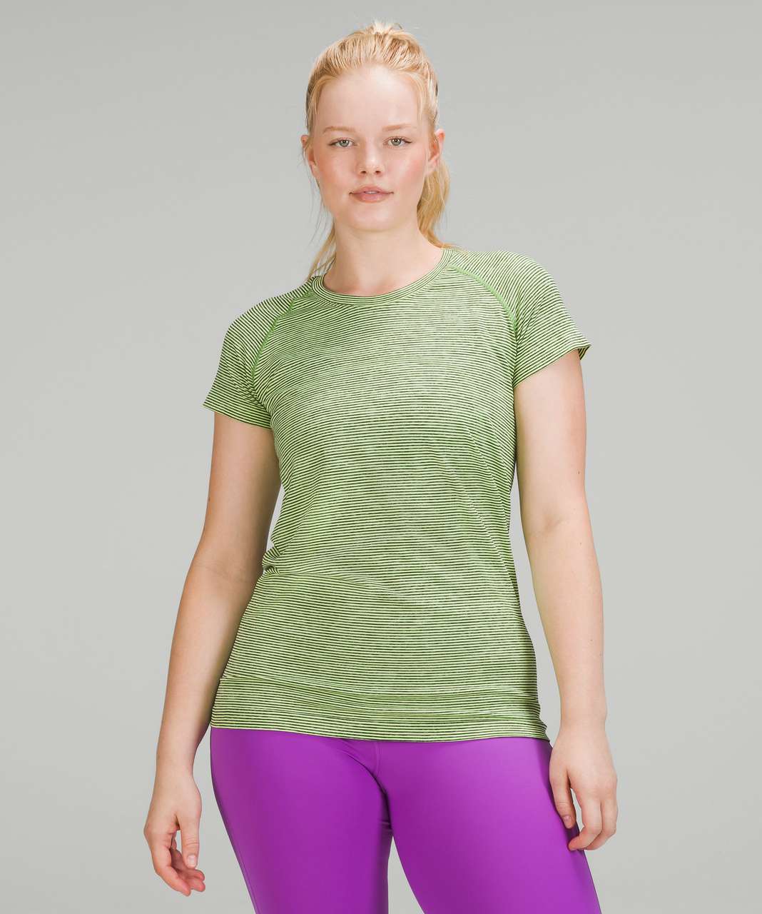 Lululemon Swiftly Tech Short Sleeve Shirt 2.0 - Wee Are From Space Faded Zap