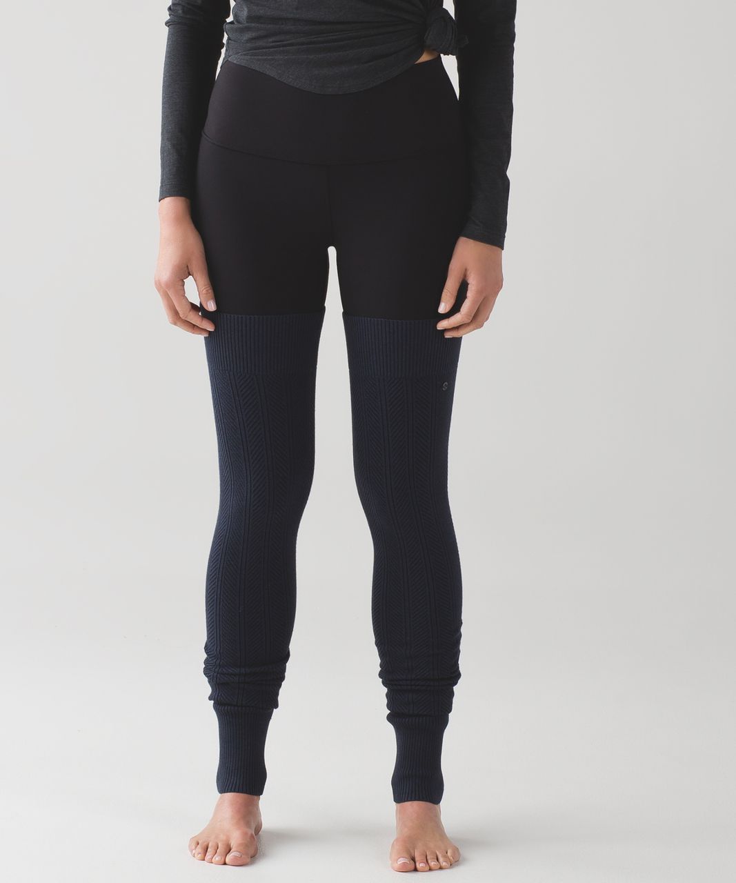 Lululemon After Asana Leg Warmers - Heathered Inkwell