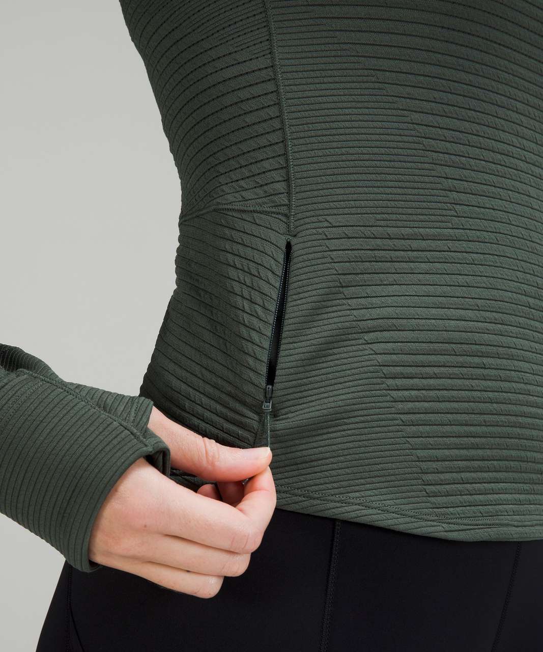 Lululemon Ventscape Half-Zip Long Sleeve - Smoked Spruce