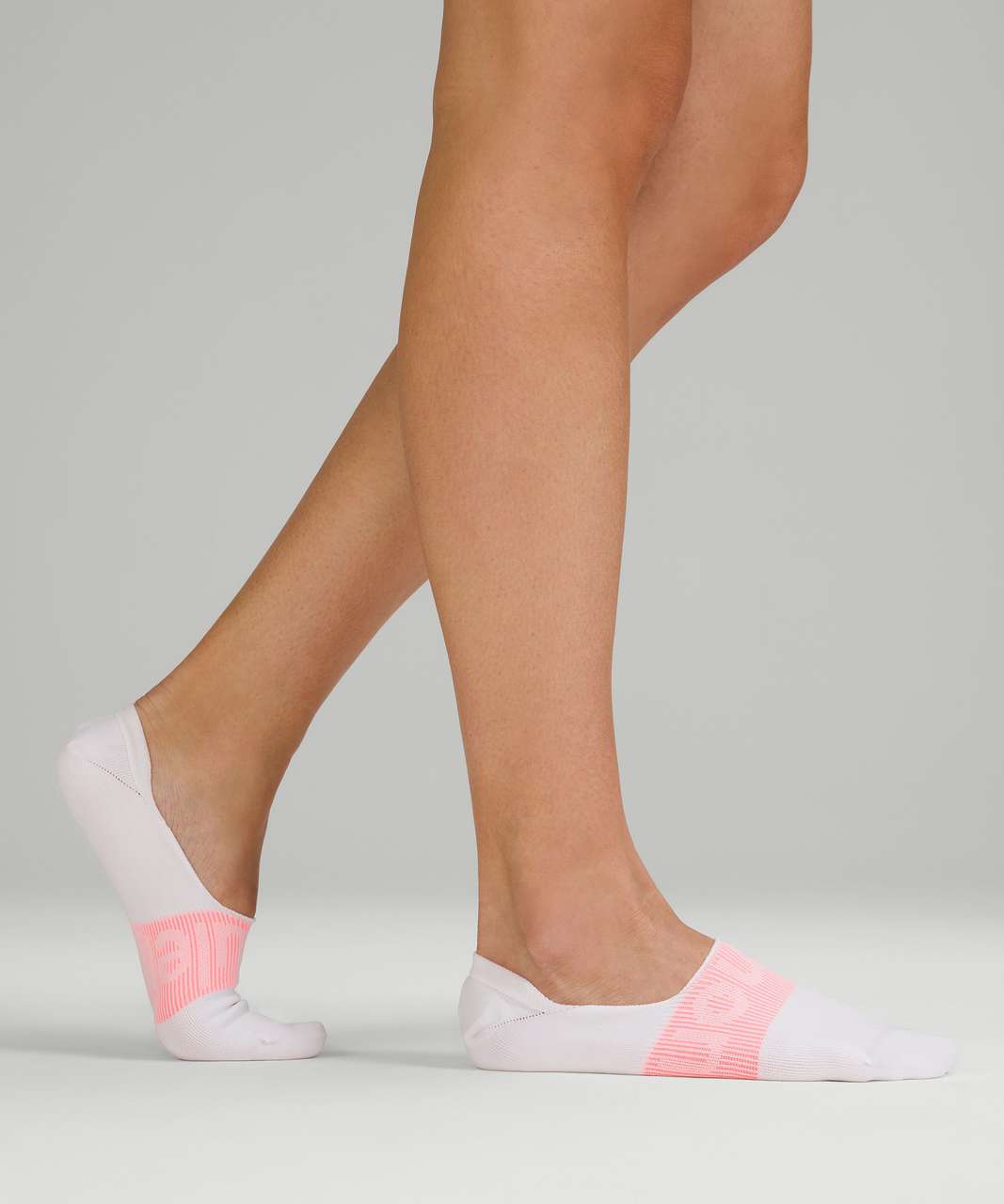 Lululemon Daily Stride No-Show Sock 3 Pack - Sunset / Raw Linen / Creamy Mint