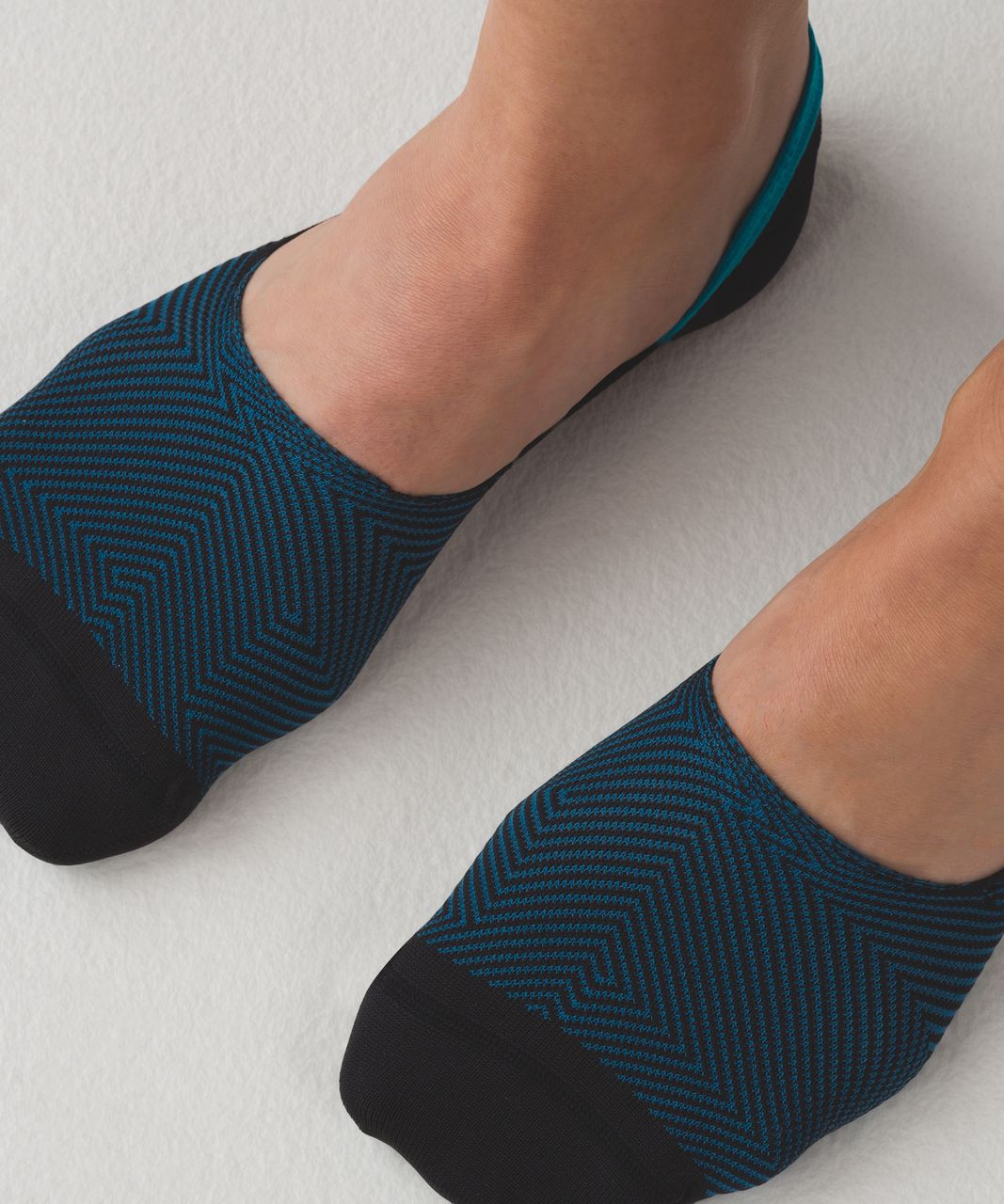 Lululemon Secret Sock - Black / Capri / Surge