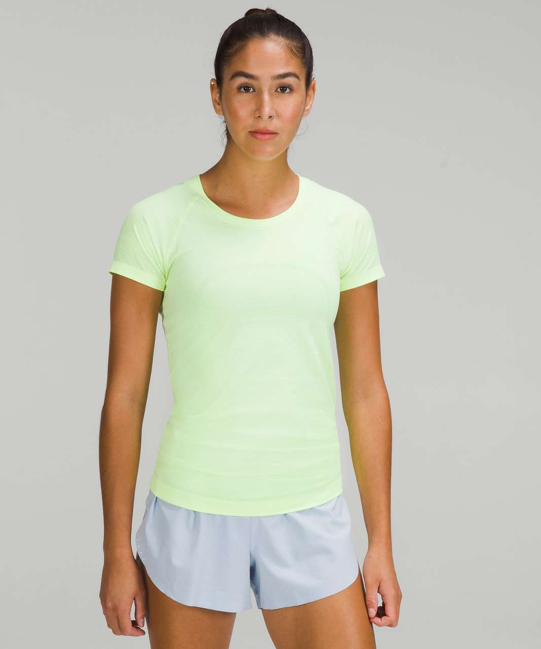 Lululemon Run: Swiftly Tech Short Sleeve in Faded Zap