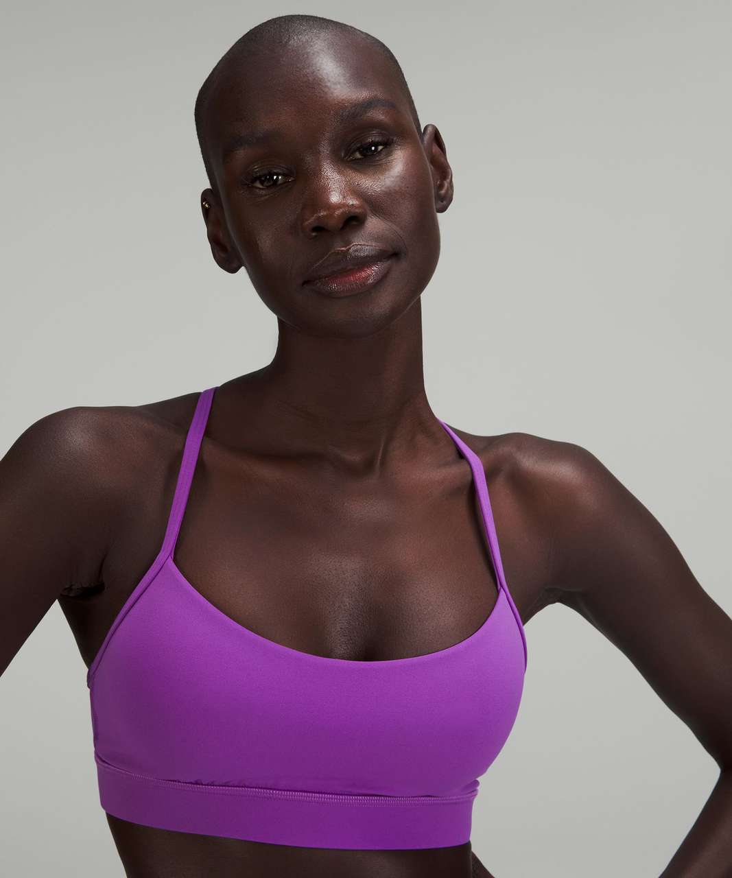 Lululemon Flow Y Nulu™ Bra Light Support, A-c Cups In Delicate