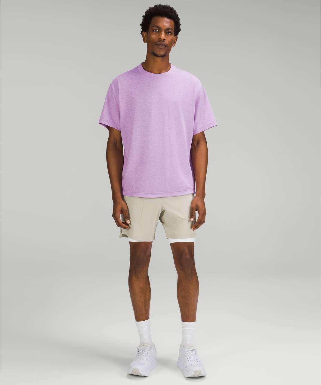 Relaxed Fit Tee - Purple