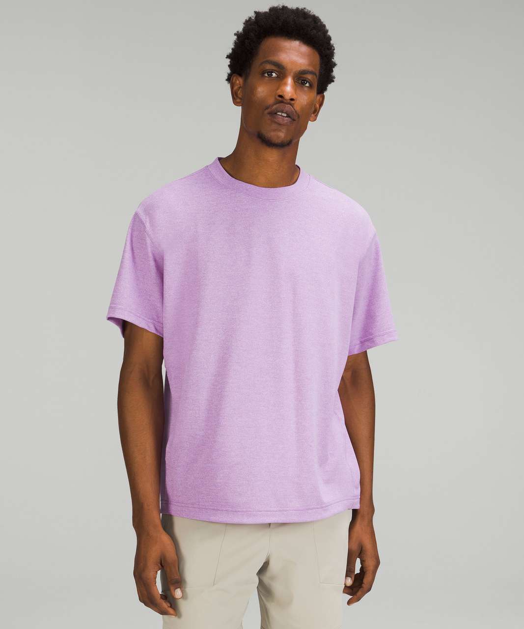 Lululemon What The Sport Short Sleeve Tee Heathered Regal Plum Purple -  beyond exchange