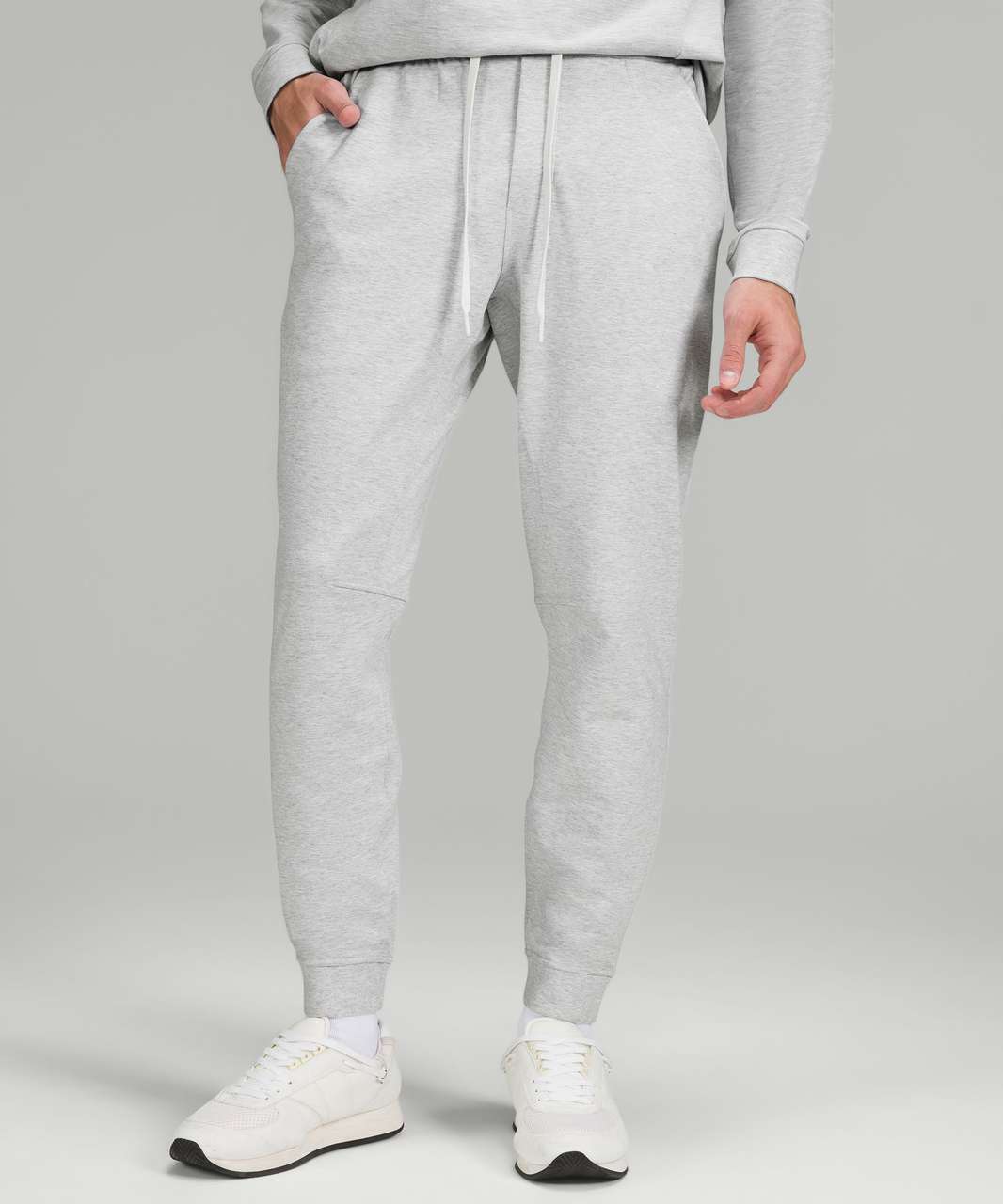 Lululemon City Sweat Jogger - Heathered Ultra Light Grey / Sea Salt