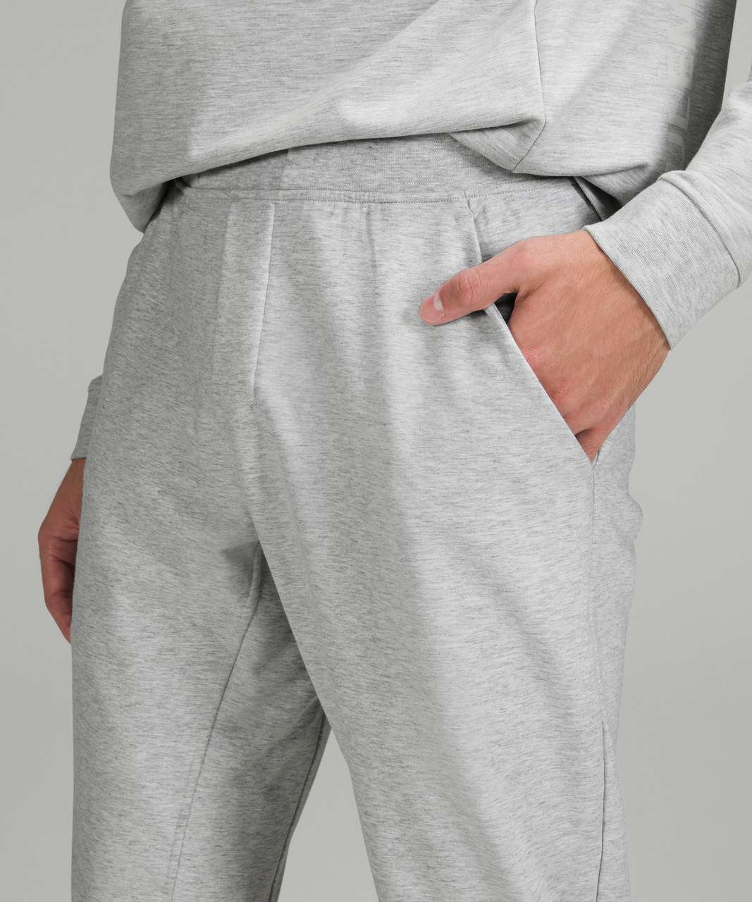 Lululemon City Sweat Jogger - Heathered Ultra Light Grey / Sea Salt