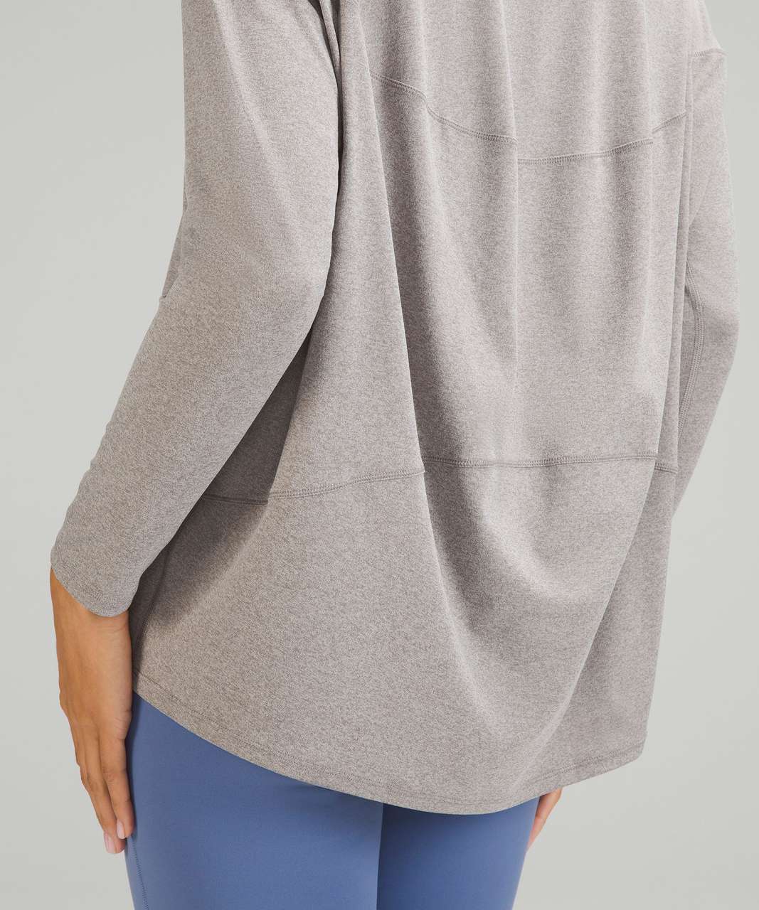 Lululemon Back in Action Long Sleeve Shirt *Nulu - Heathered Gull