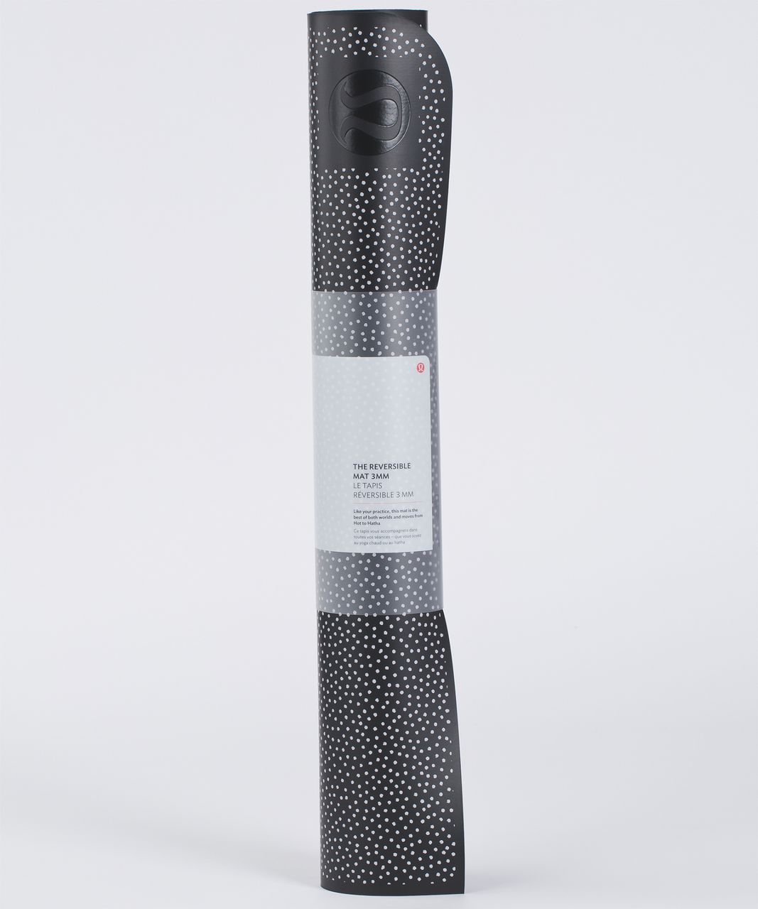 Lululemon The Reversible Mat 3mm - Frozen Fizz Ice Grey Black / Black