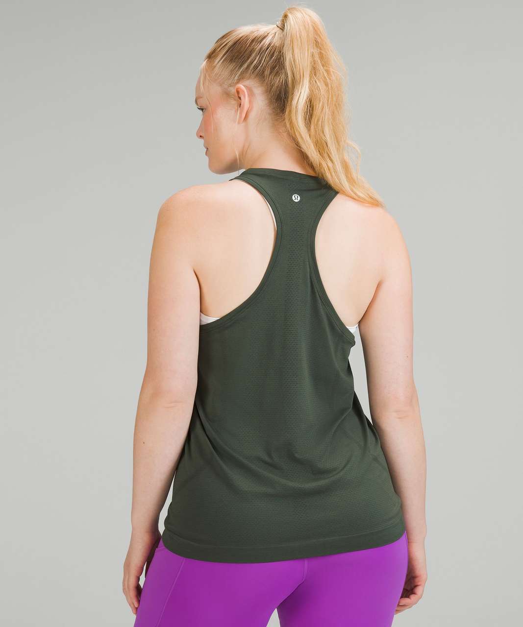 Lululemon Swiftly Tech Racerback Tank Top 2.0 - Smoked Spruce / Smoked Spruce