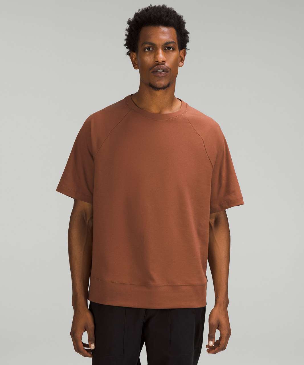 Lululemon Heavyweight Crepe Short Sleeve Shirt - Roasted Brown