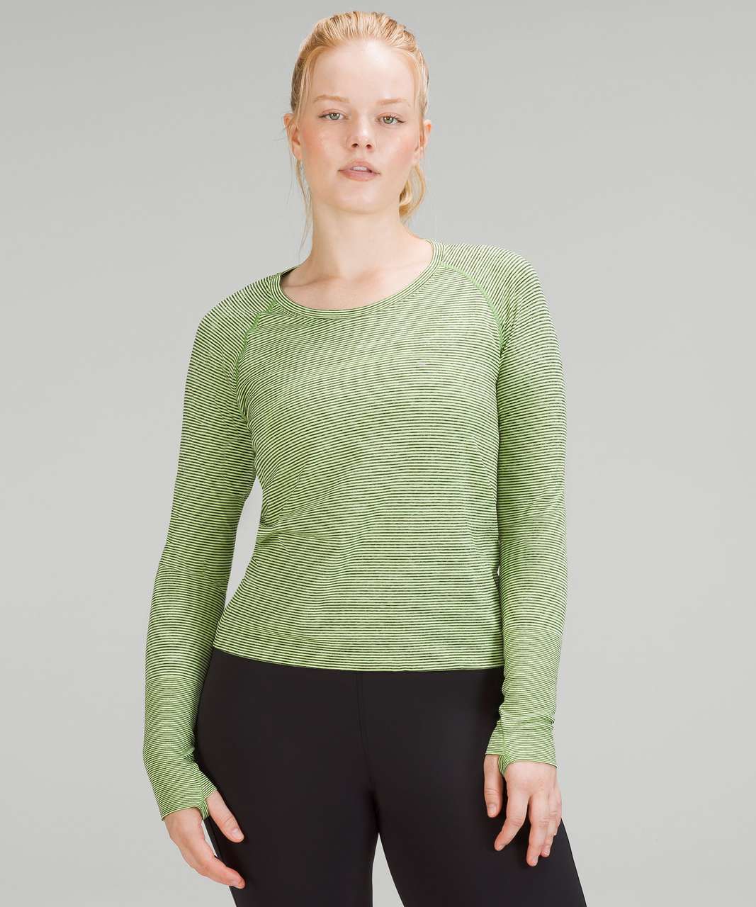 Lululemon Swiftly Tech Long Sleeve Shirt 2.0 *Race Length - Wee Are From  Space Faded Zap - lulu fanatics