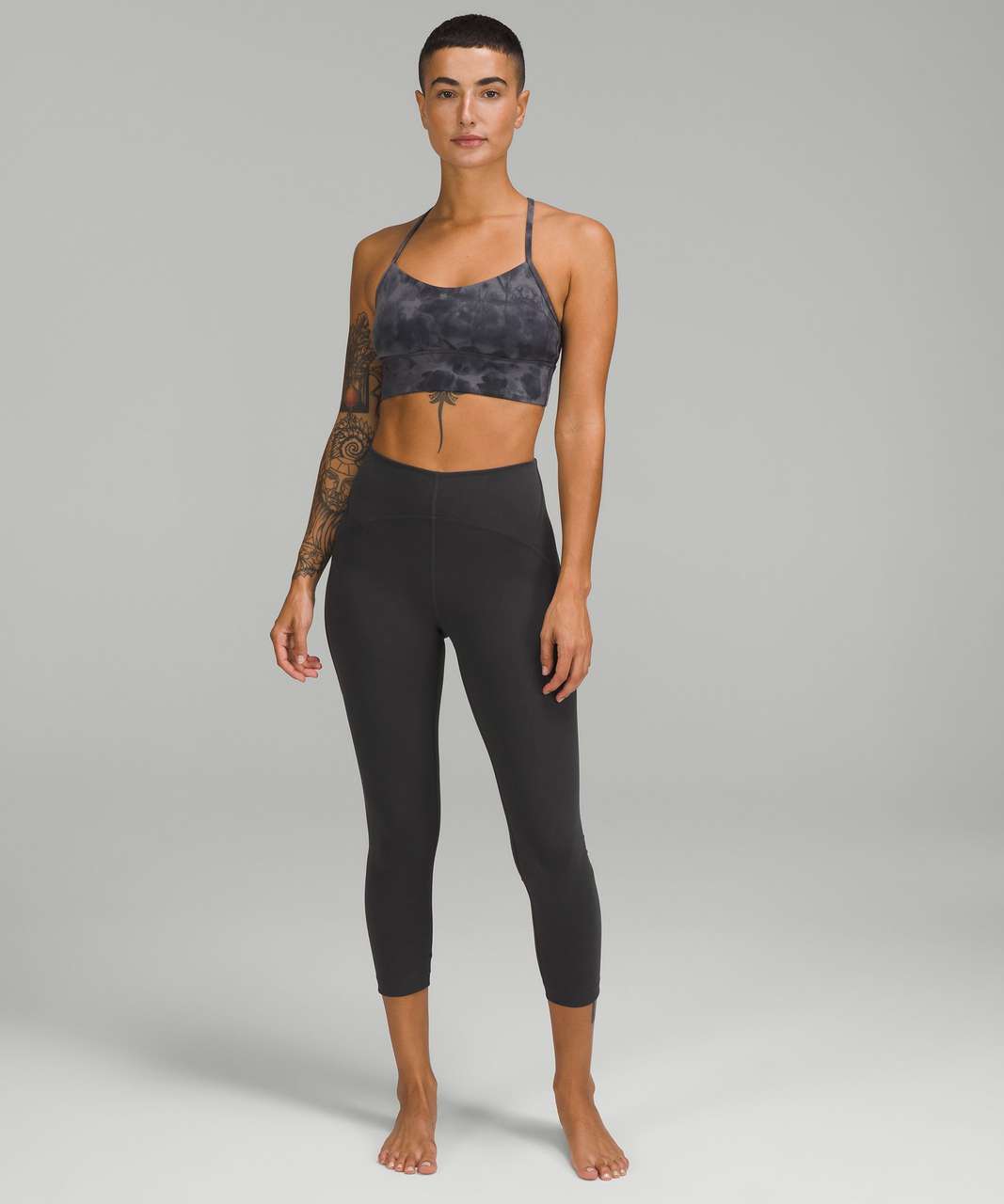 Lululemon InStill High-Rise Tight 25 - ThreeD Camo Jacquard Asphalt Grey  Black - lulu fanatics