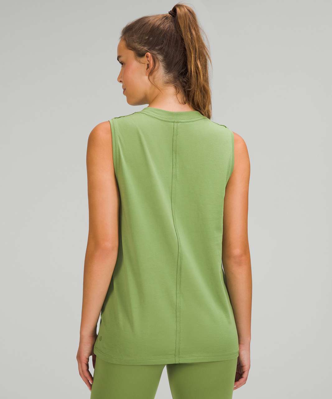 Lululemon All Yours Crop Tank - Crispin Green - lulu fanatics