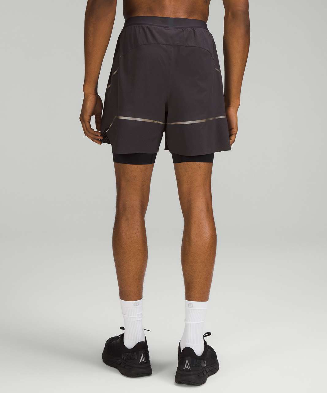 Lululemon Surge Lined Short 6" *Special Edition - Black Granite / Black