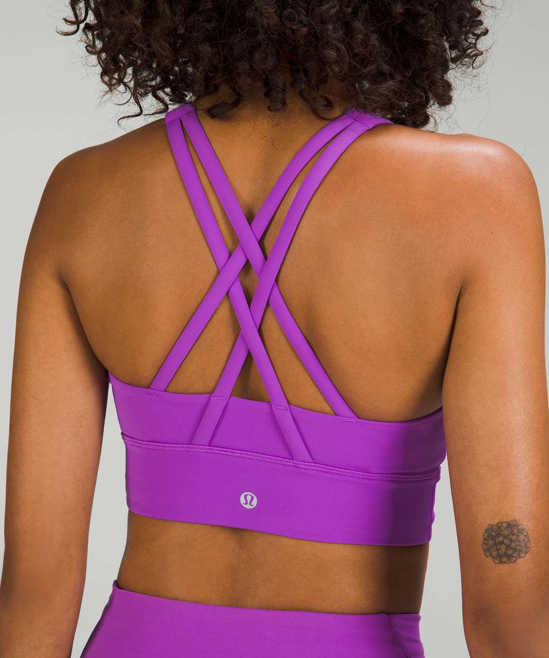 Lululemon Tough Train High-Neck Bra *Medium Support, C/D Cup - Light Sage /  Auric Gold - lulu fanatics