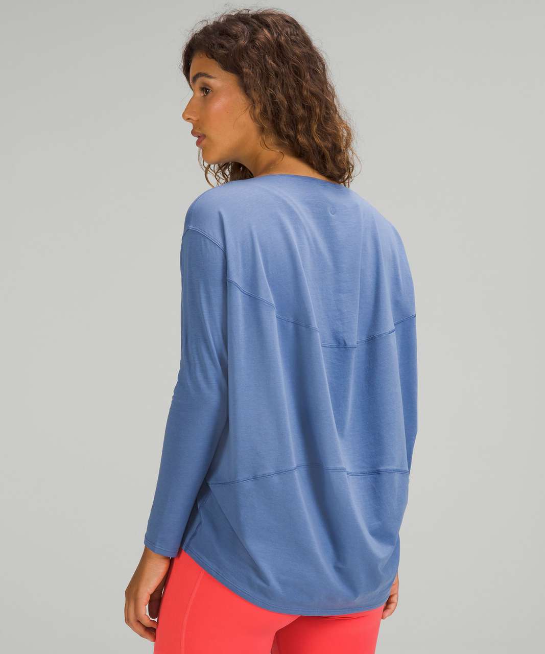 Lululemon Back in Action Long Sleeve Shirt *Nulu - Pastel Blue