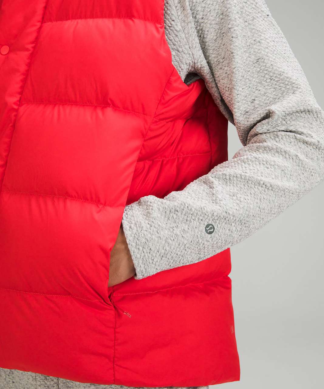 Lululemon Wunder Puff Vest - Carnation Red - lulu fanatics