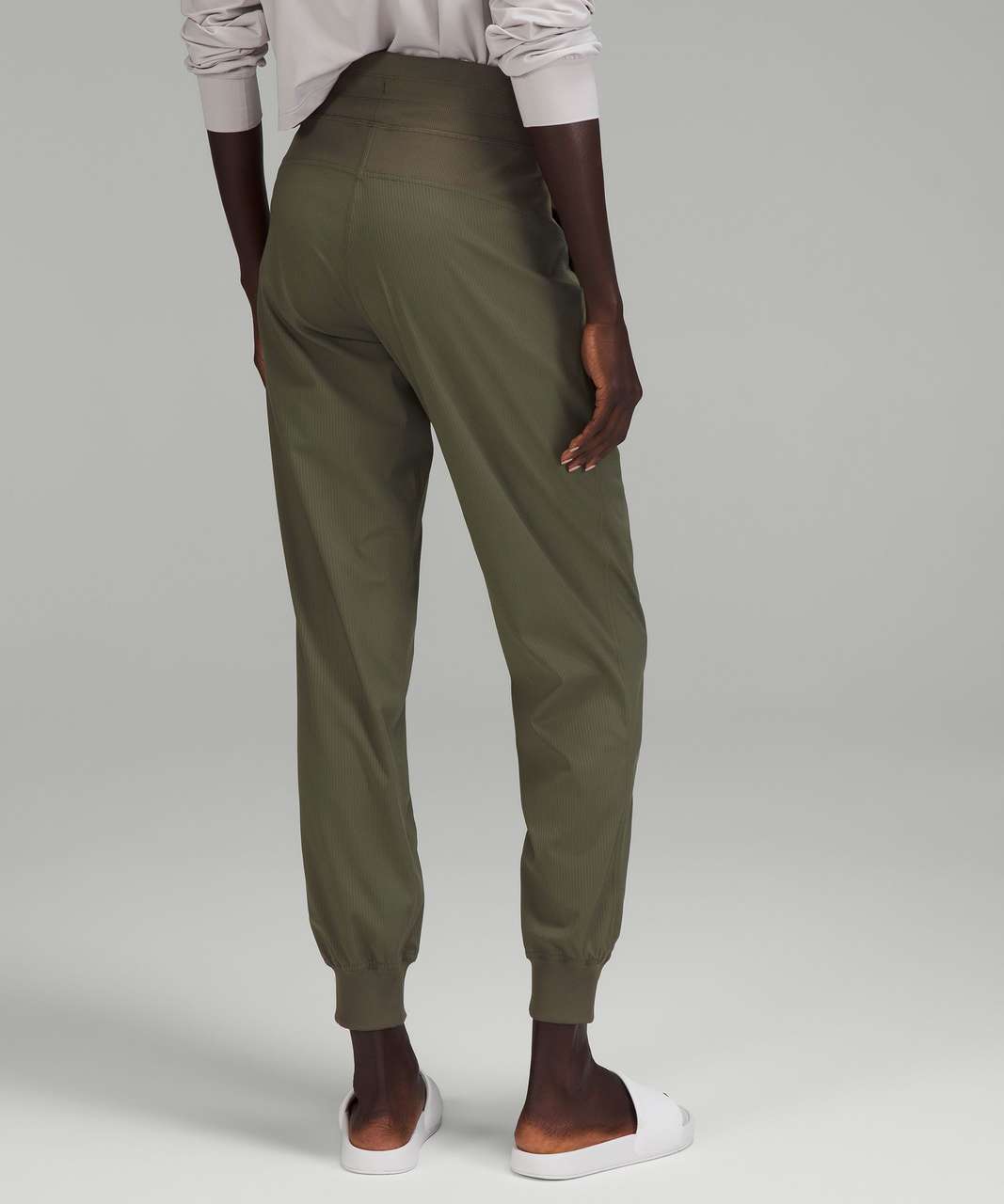 Lululemon Dance Studio Mid-Rise Jogger - Dark Olive - lulu fanatics