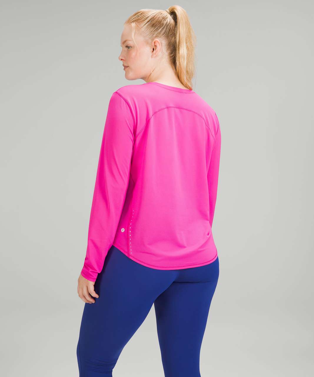 Lululemon High-Neck Running and Training Long Sleeve Shirt - Sonic Pink