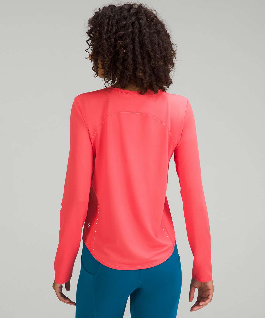 Lululemon High-Neck Running and Training Long Sleeve Shirt - Pale Raspberry