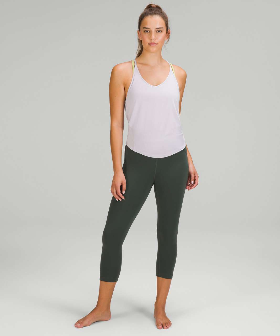 Lululemon Modal-Silk Yoga Tank Top - Faint Lavender