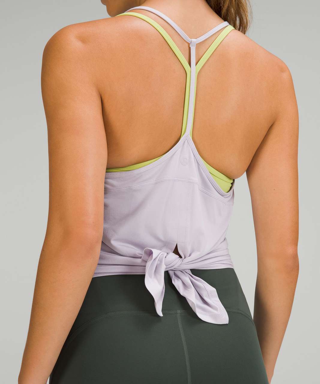 Lululemon Modal-Silk Yoga Tank Top - Faint Lavender - lulu fanatics