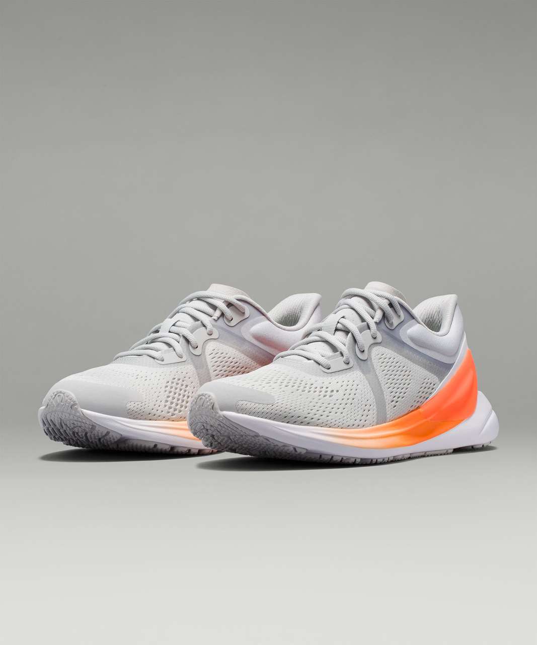 Lululemon Blissfeel Womens Running Shoe - Vapor / Highlight Orange / White  - lulu fanatics