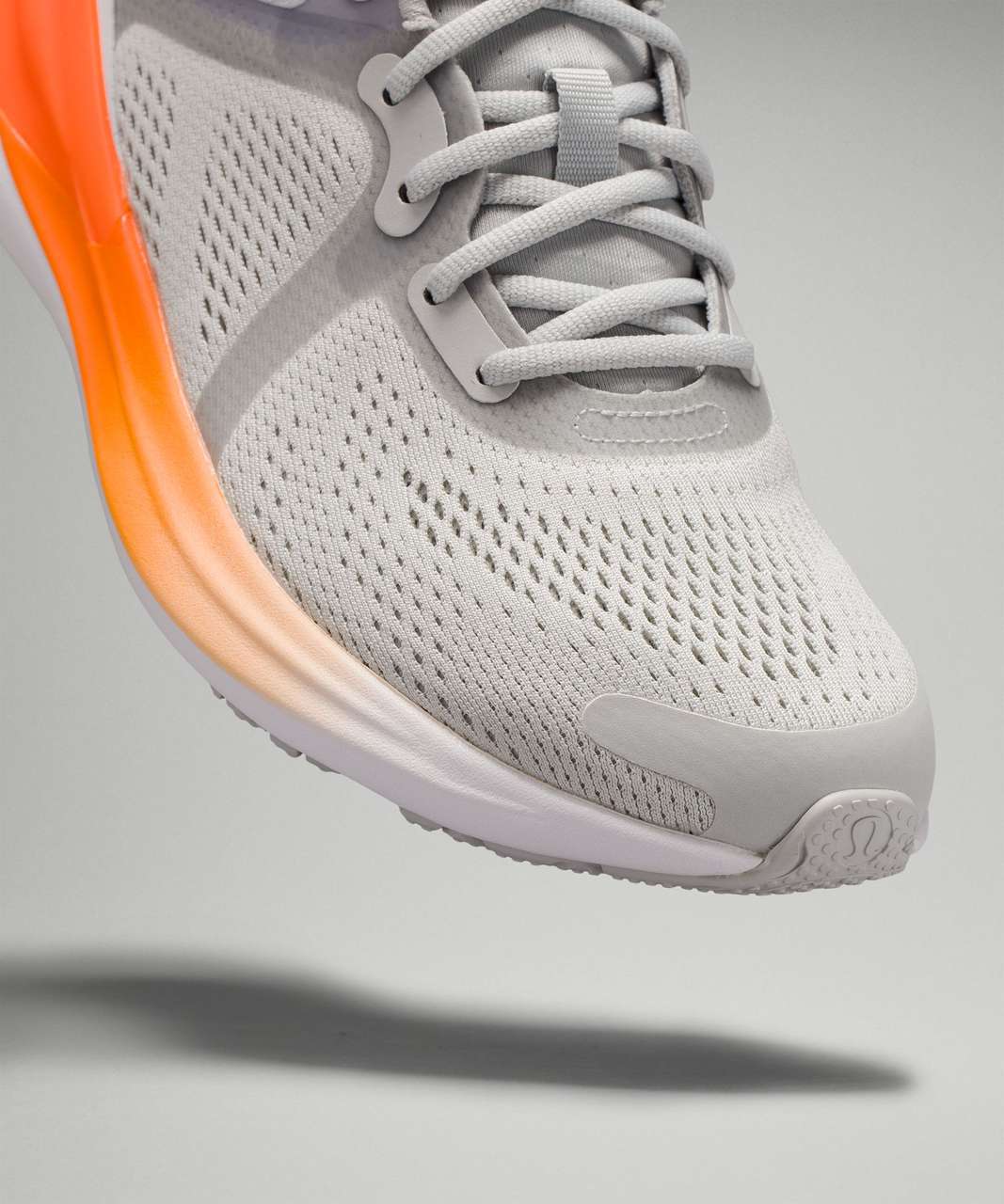 Lululemon Blissfeel Womens Running Shoe - Vapor / Highlight Orange / White  - lulu fanatics