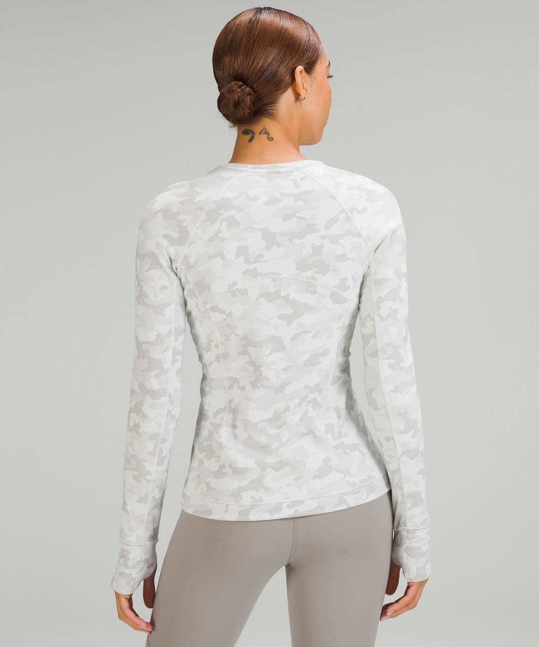 Lululemon Its Rulu Run Long Sleeve Shirt - Heritage Camo Jacquard Vapor  Gull Grey - lulu fanatics