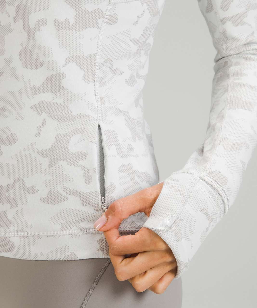 Lululemon Its Rulu Run Long Sleeve Shirt - Heritage Camo Jacquard Vapor  Gull Grey - lulu fanatics