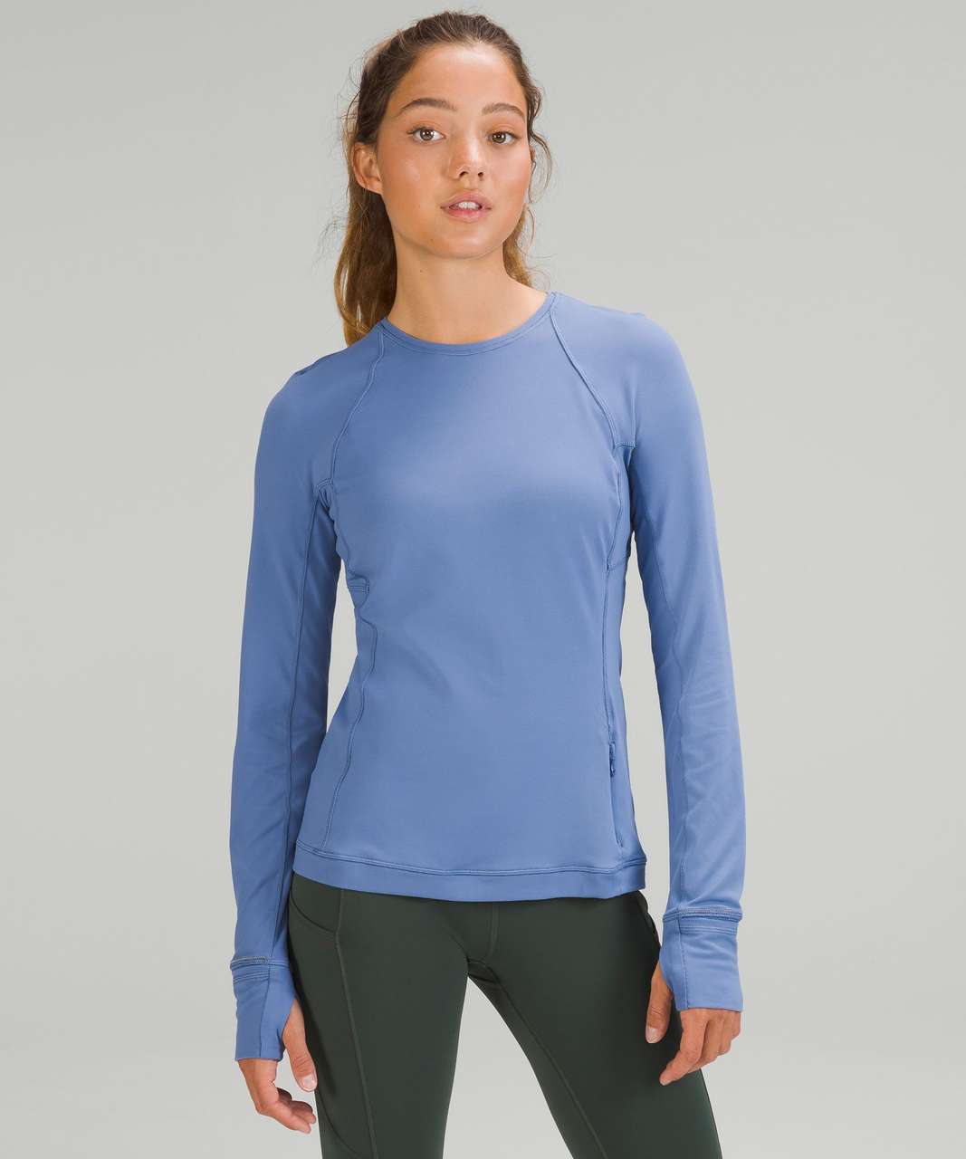 Lululemon Its Rulu Run Long Sleeve Shirt - Water Drop - lulu fanatics