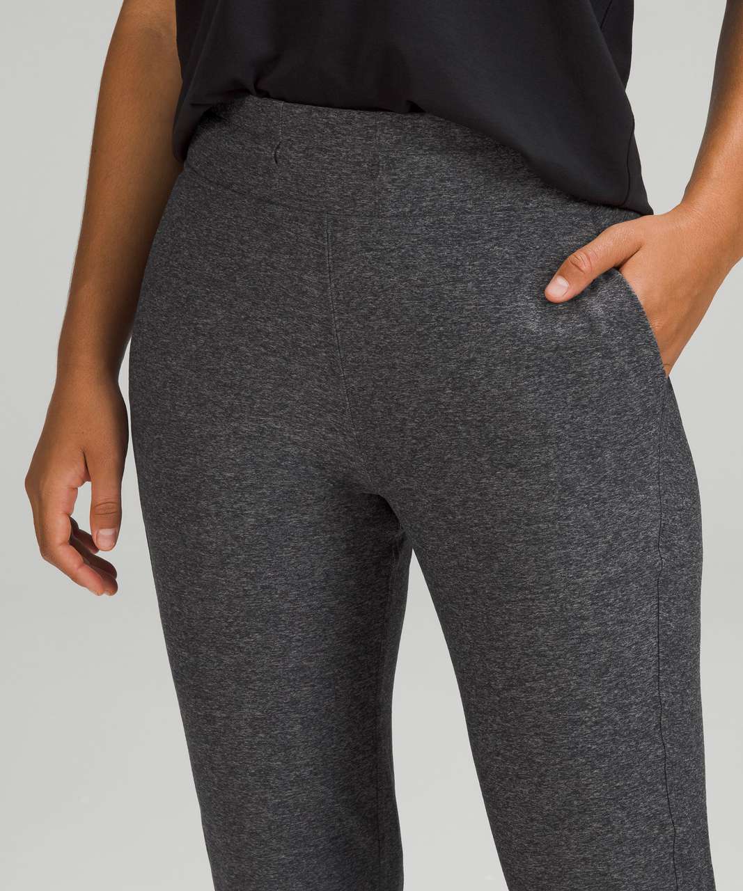 in the USA NWT LULULEMON READY TO CRUSH HIGH-RISE VELOUR JOGGER *FULL  LENGTH Black 8