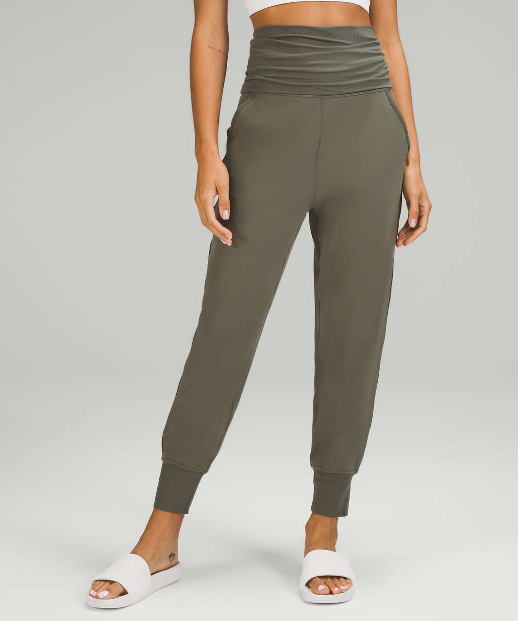 lululemon athletica, Pants & Jumpsuits, 18 Lululemon 6 Align Highrise  Jogger Leggings Roasted Brown Java