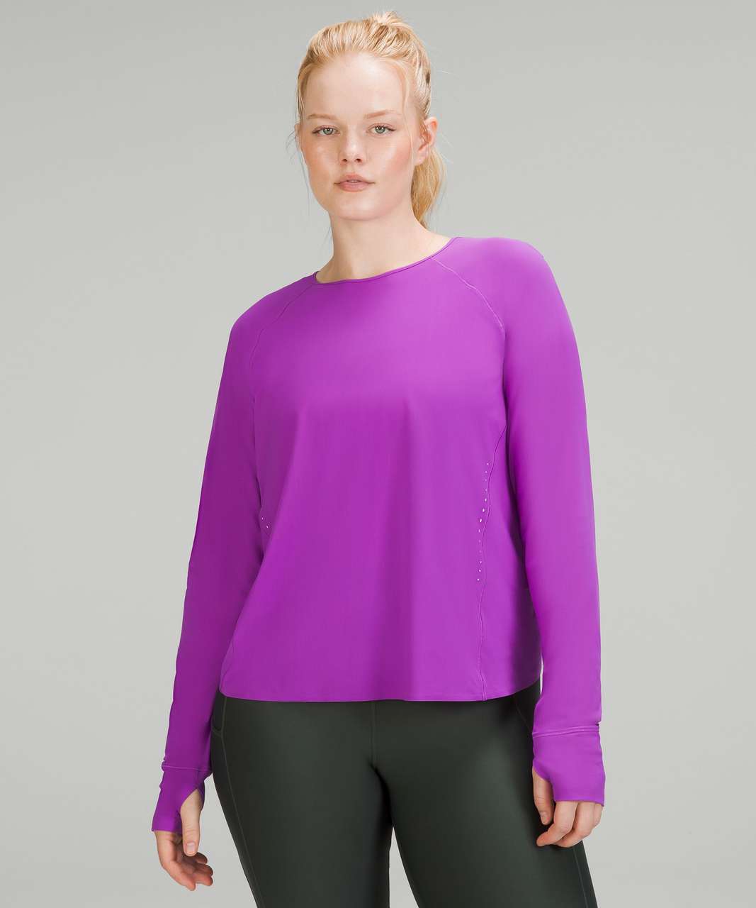 Lululemon Swiftly Tech Long Sleeve Shirt 2.0 *Race Length - Moonlit Magenta  / Moonlit Magenta - lulu fanatics