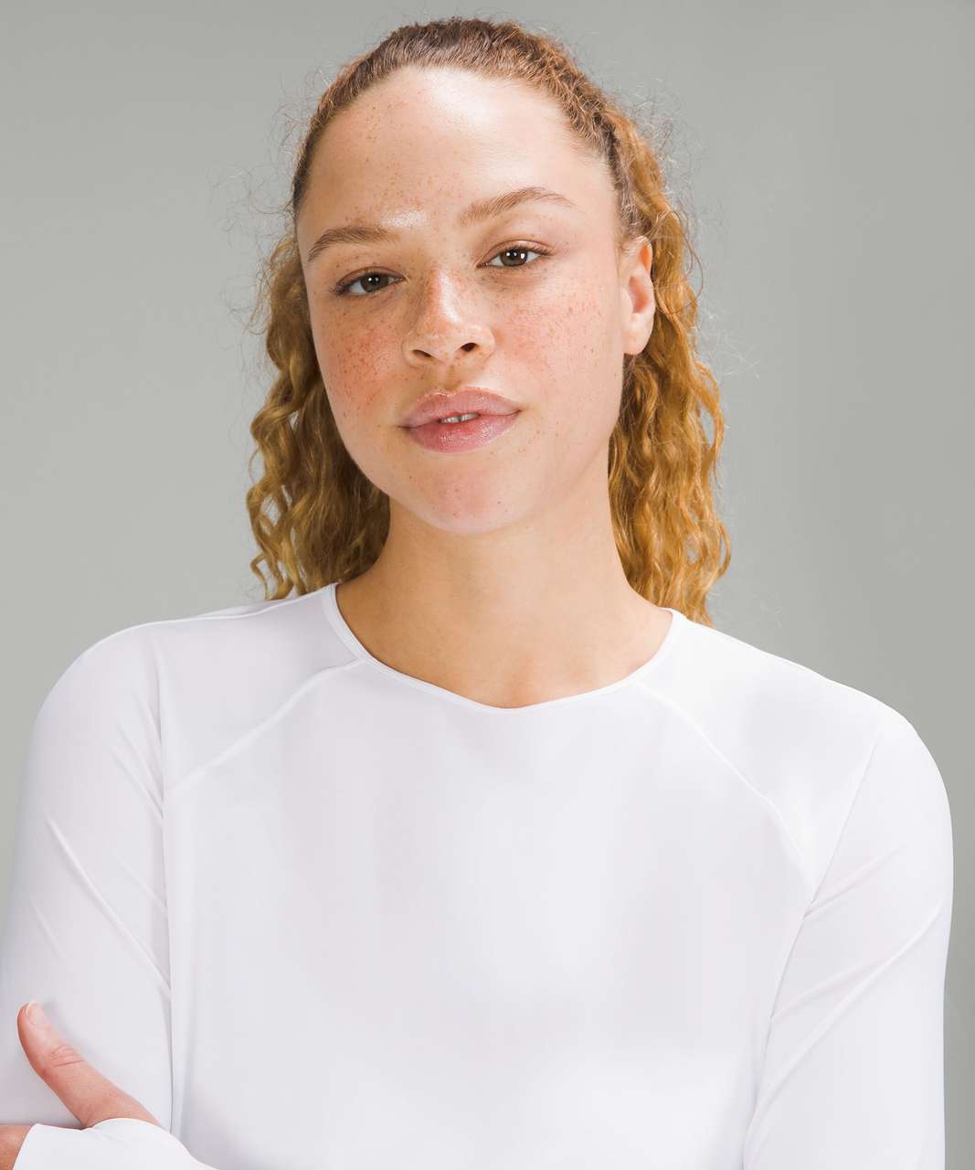 Lululemon UV Protection Running Long Sleeve Shirt - White